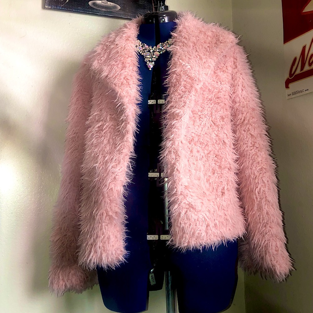 Faux fur Pink Jacket